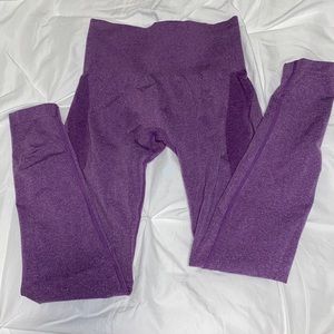 NVGTN Violet contour seamless leggings